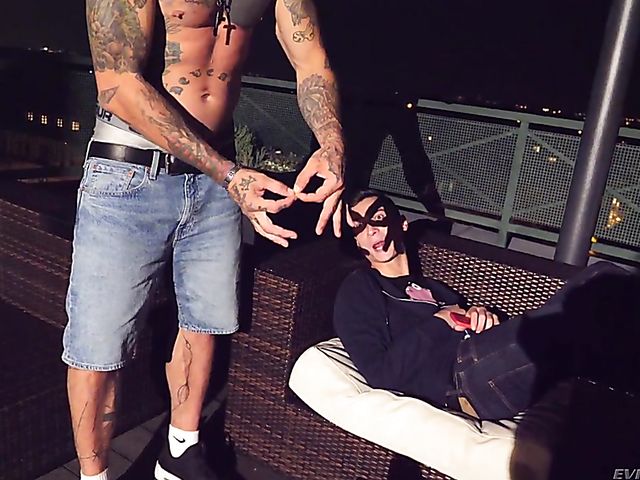 Pink haired anal teen Kira Roller gets some