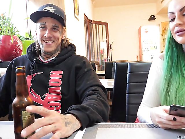 Pink haired anal teen Kira Roller gets some