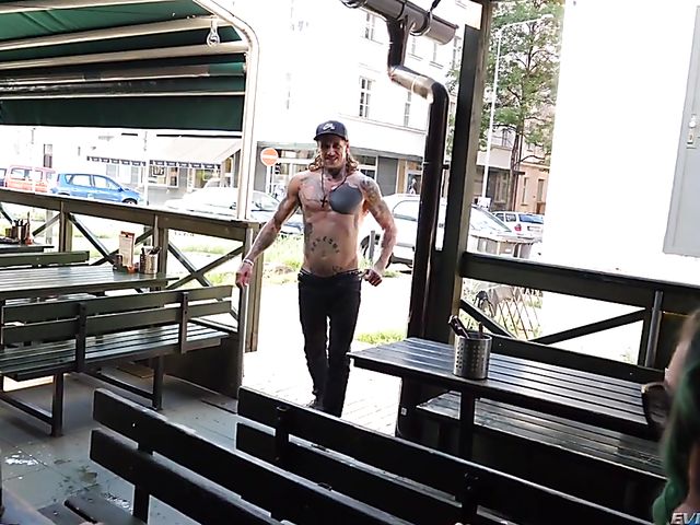 Pink haired anal teen Kira Roller gets some