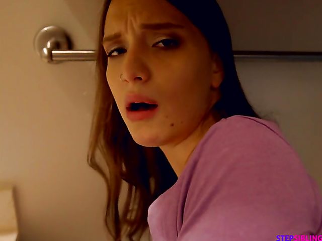 Izzy Lush - POV step brother and sister fuck in the bathroom