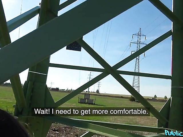 Czech public sex with pretty Cindy Shine for cash