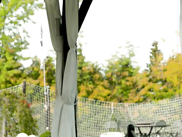 Tiffany Tatum - Skinny outdoor girl gets slammed