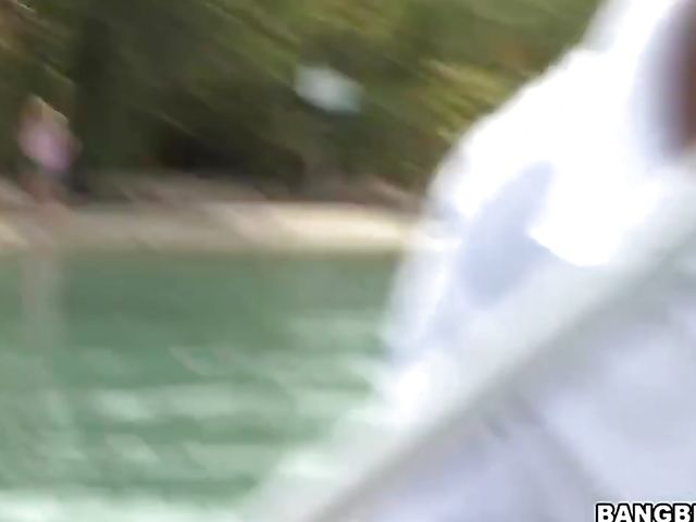 Faye Runaway anal on the island with a big one