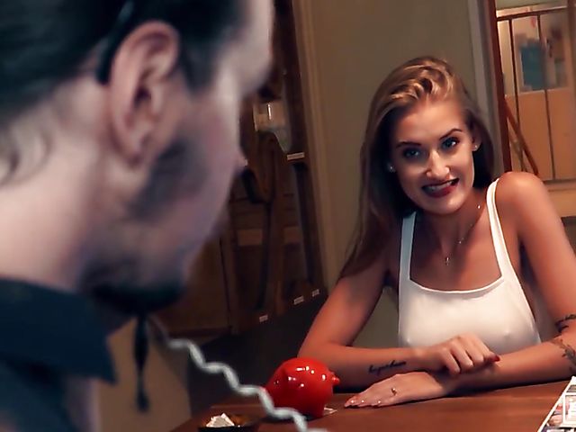 Hot girl Tiffany Tatum gets down and nasty in a hostel