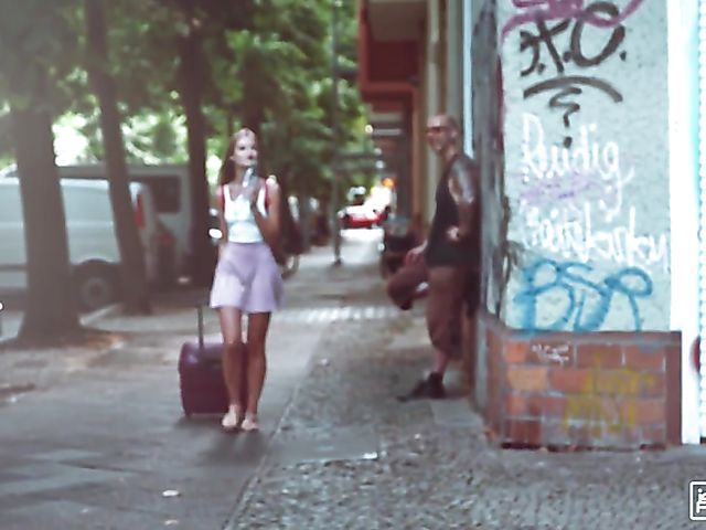 Hot girl Tiffany Tatum gets down and nasty in a hostel