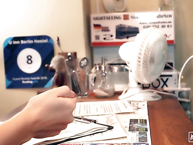 Hot girl Tiffany Tatum gets down and nasty in a hostel