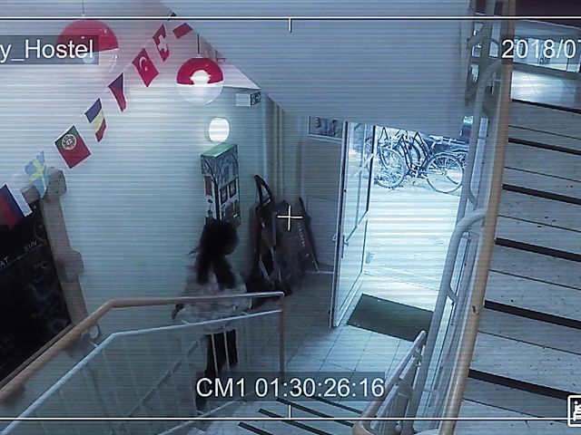 Nasty teen Julia Parker gets rammed by a hostel housekeeper