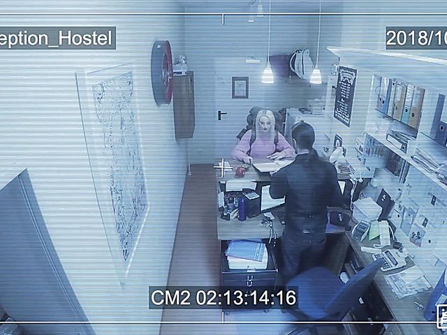 Toilet fuck with shaved blonde Lovita Fate 