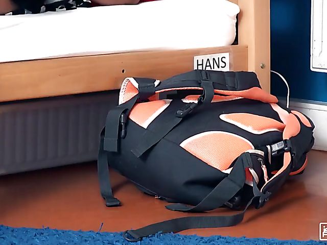 German anal in a hostel with lovely Jolee Love