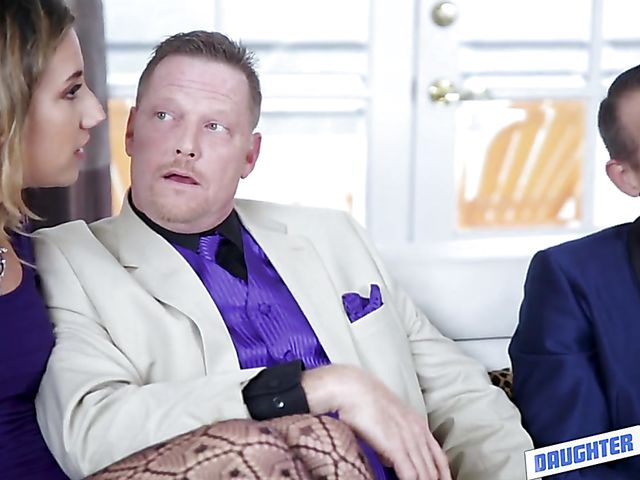 Samantha Hayes gets fucked senseless by her friends dad