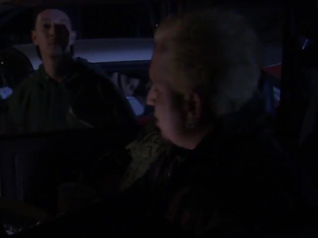 2 on 2 car fuck with smoking hot brunettes