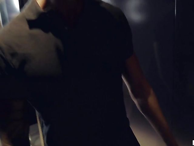 Blonde slut Sophia fucking in the evening