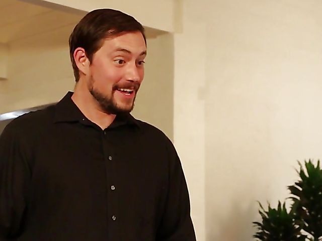 AJ Applegate and Casey Calvert lesbian quickie in the kitchen