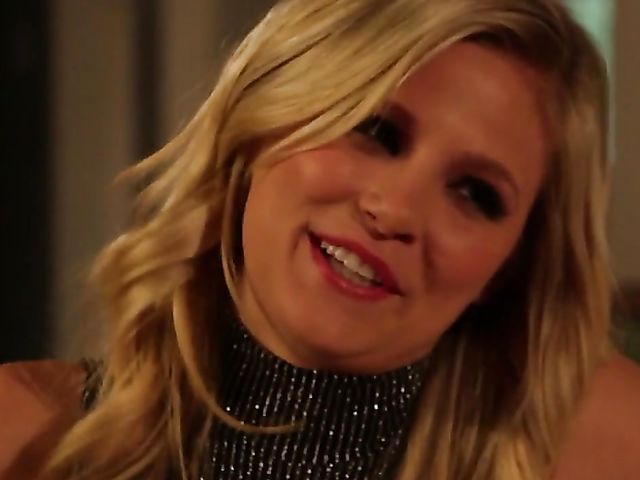 AJ Applegate and Casey Calvert lesbian quickie in the kitchen