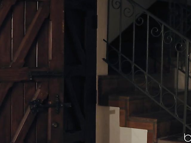 Kayla Paris - Old guy young girl fuck by the fire