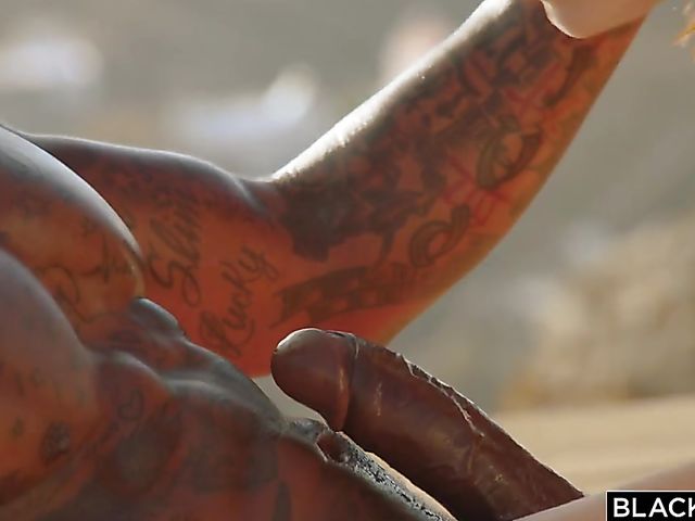 Interracial outdoor action with Misha Cross and Jason Luv