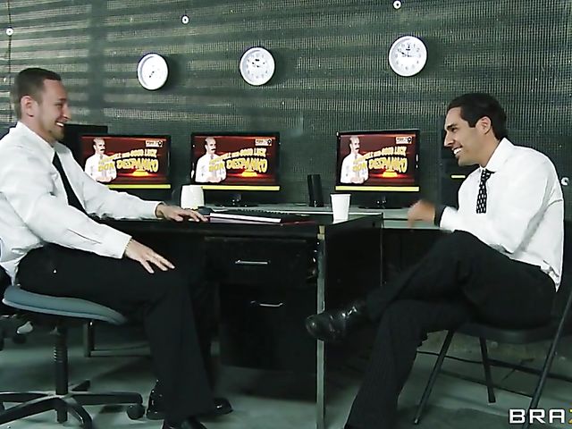 Johnny Sins can't miss Eva Notty's humongous tits 