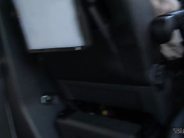 Van fuck with flat chested slut Caroline