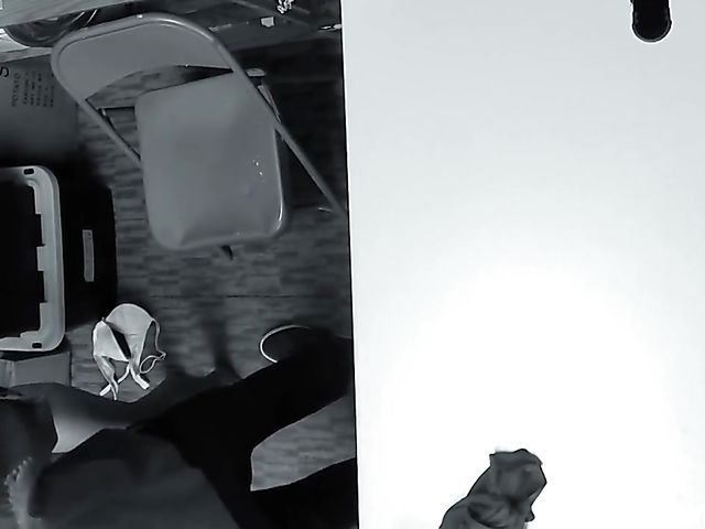 Security guy sticks his cock in skinny blonde Emma Hix