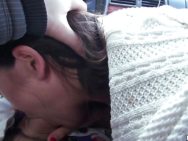 Car blowjob and quickie for money with Russian girl Anastasia 