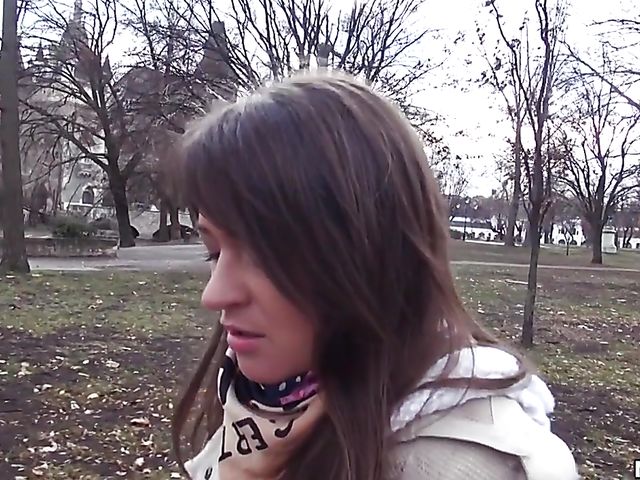 Car blowjob and quickie for money with Russian girl Anastasia 