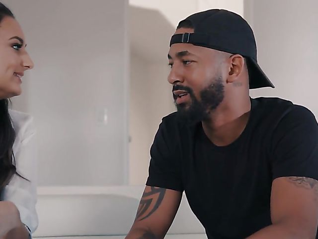 Interracial schoolgirl Eliza Ibarra gets a black one