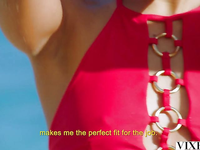 Beach sex with flat chested Apolonia Lapiedra