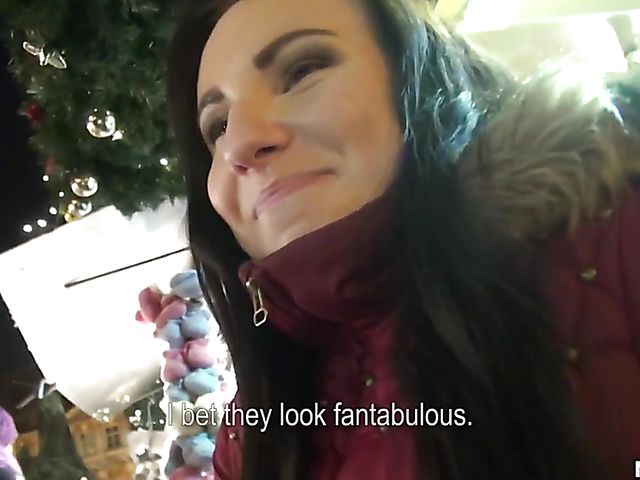 Pick up fuck with Jess Silvermoon on Christmas