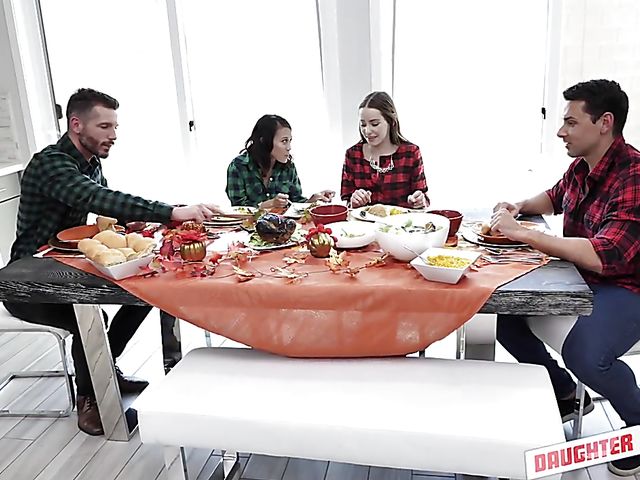 Daughter swap with cute asian Jasmine Grey