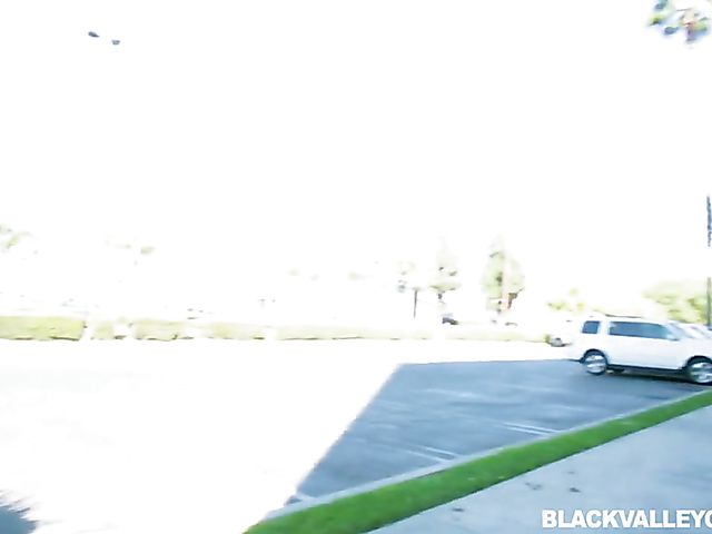 POV ebony on white fuck with chocolate girl Evi Rei