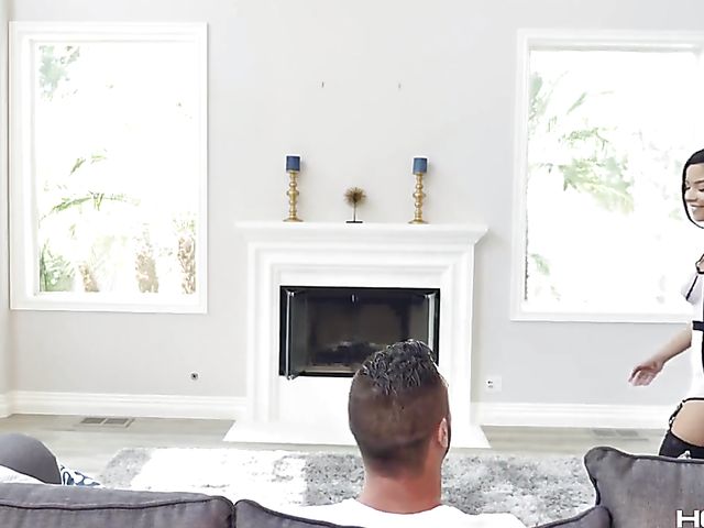 Assfuck and anal creampie with exotic Maya Bijou