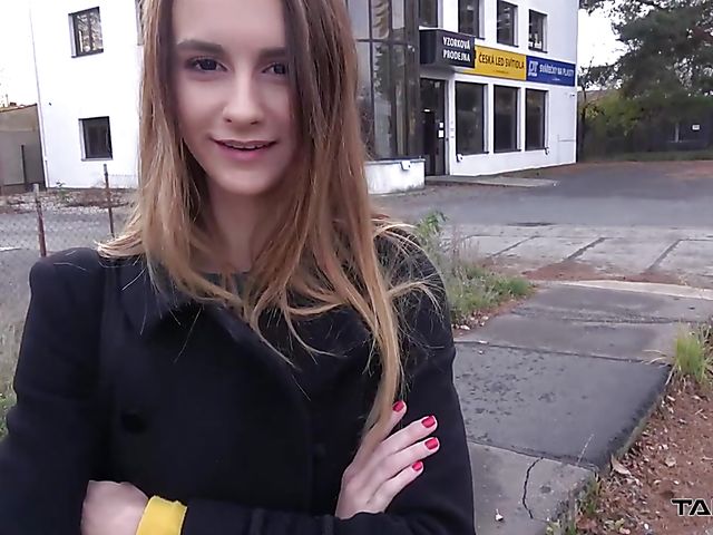 Backseat fucking with skinny teen Adelle