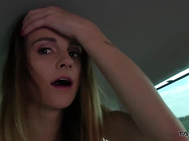 Backseat fucking with skinny teen Adelle
