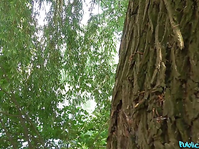 Sex for cash in the woods with Sanny Luke