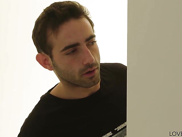 Feet worship with his big booby stepmom Reagan Foxx