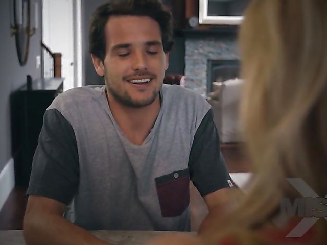 Cherie Deville - Mom and boy bang in the kitchen 