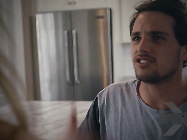 Cherie Deville - Mom and boy bang in the kitchen 