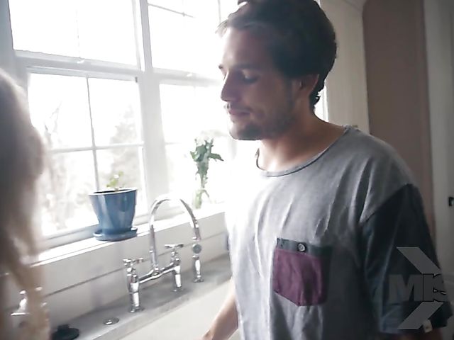 Cherie Deville - Mom and boy bang in the kitchen 