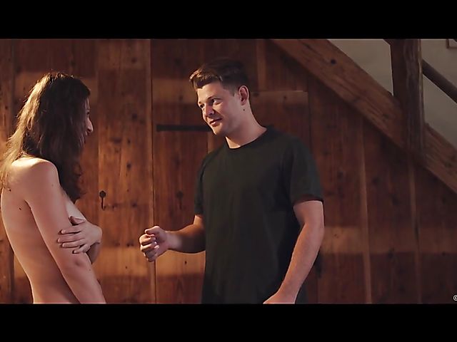 Emylia Argan with natural big tits fucking in the bathroom in the morning