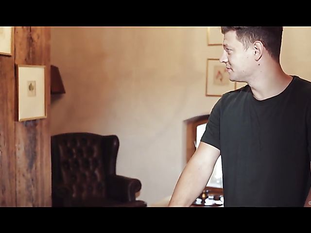 Emylia Argan with natural big tits fucking in the bathroom in the morning