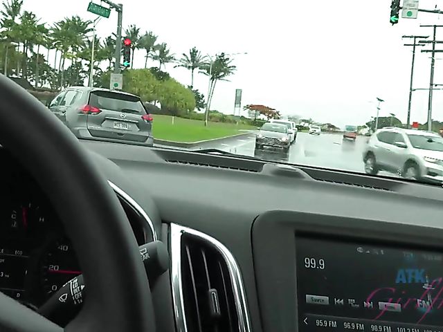 Car POV with wet girlfriend Hime Marie 