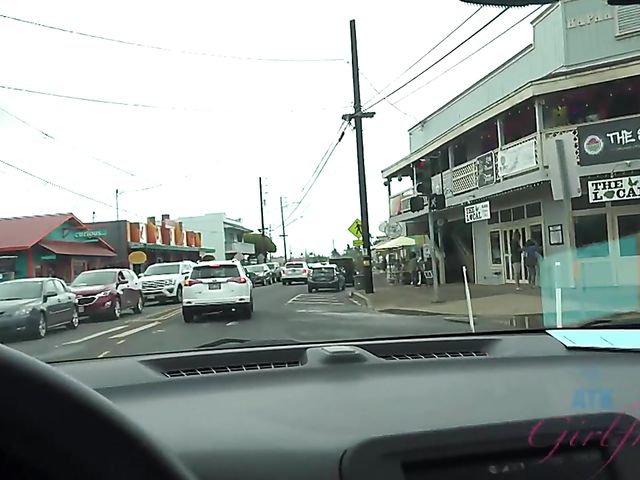 Car POV with wet girlfriend Hime Marie 