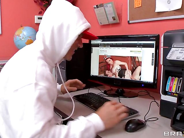 Library sex with big breasted Missy Martinez