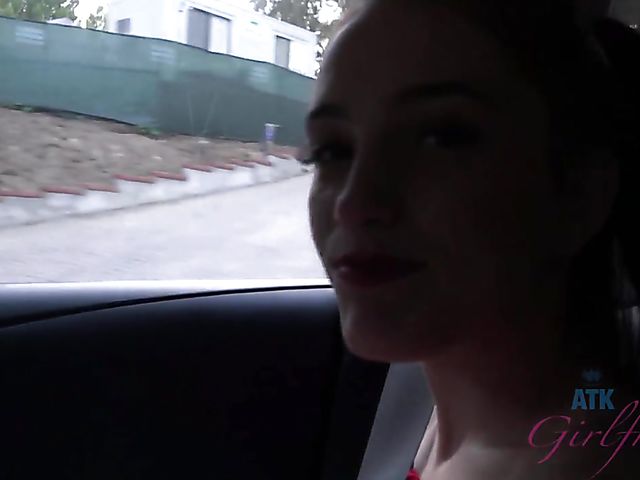 Brooke Haze showing pussy to her boyfriend