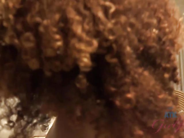 Ebony girlfriend Cecilia Lion takes it POV