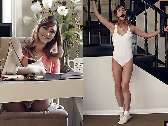 Kinky teen Ana Rose spices up her sex life