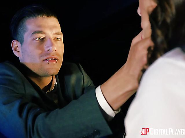 Group orgy at the gloryhole bar with Antonia Sainz and Ella Hughes