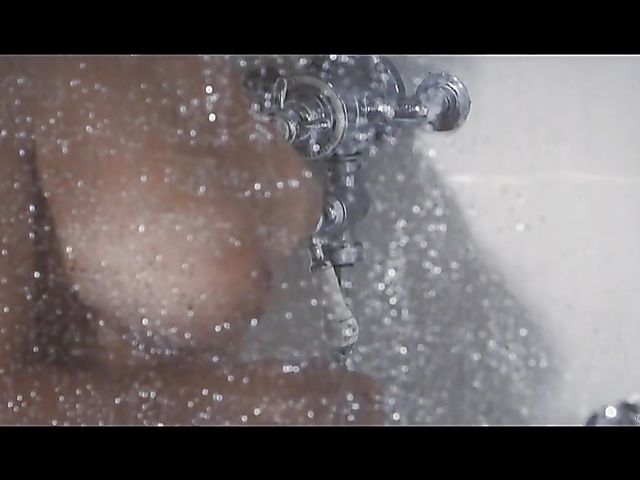 Bathroom sex with busty exotic beauty Cristina Miller 