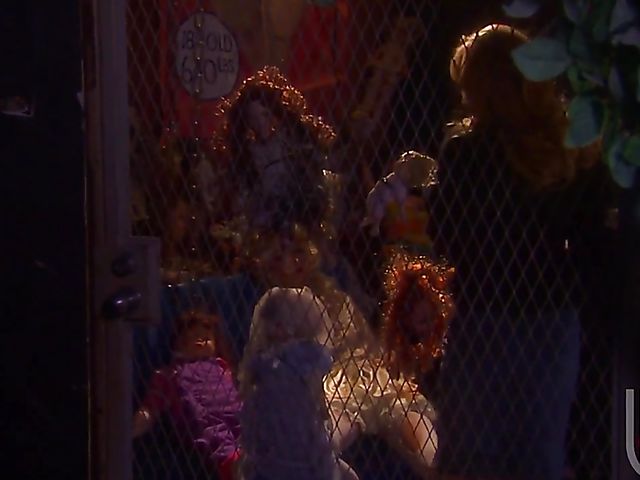 Kinky lesbian blondes Lexi Lamour and Sammie Rhodes play with dolls