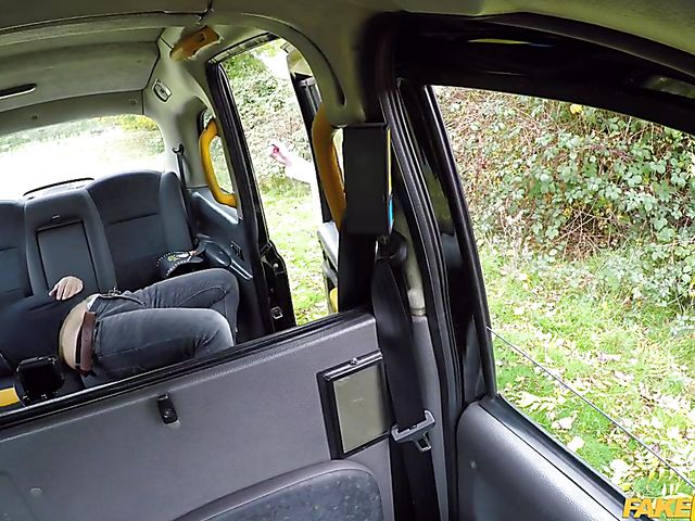 Fake taxi fun with natural redhead Princess Paris